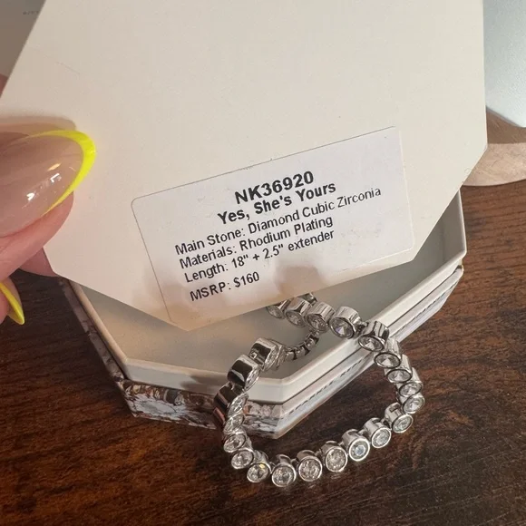 Bomb Party April 2025 Tennis Necklace - Picture 3 of 3